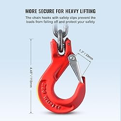 VEVOR Chain Sling, 5/16 inch x 6 ft Lifting Chains