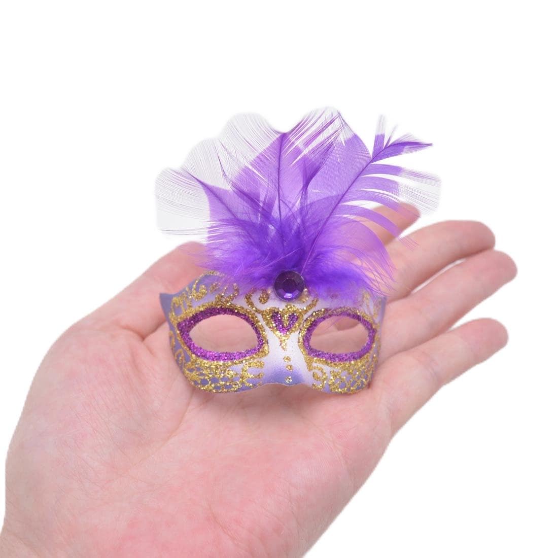 Yiseng Mini Masquerade Mask Party Decorations 12pcs