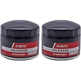 2 Pcs Marine Oil Filter 35-866340K01 Compatible with Mercruiser 4- &amp; 6- Cylinder Engines, GM V8 Engines,Relaces Sierra 18-7824-2