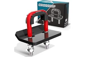 CROSSHIP Hitch Tightener for 1.25" and 2" - Anti Rattle Clamp, Heavy Duty Hitch Stabilizer Easy Installation, Reduce Movement on Mount Tray Cargo Carrier Bike Rack Trailer Ball, RD & BK