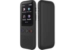 DodoDuck Language Translator Device. 18 Offline Languages, Voice to Text Recorder, ChatGPT AI, Bluetooth, Touch Screen, Long Battery Life, Instant Translation Device (Arizona)