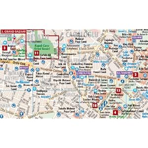 Laminated Istanbul Map by Borch (English) (English, Spanish, French, Italian and German Edition)