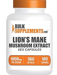 BulkSupplements.com Lion's Mane Mushroom Capsules