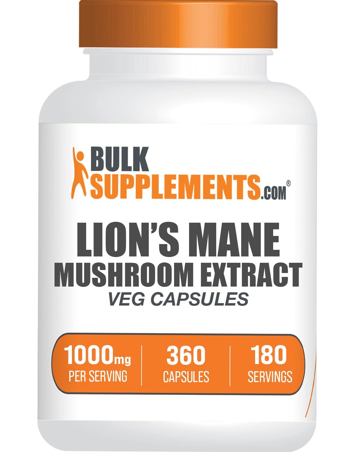 BulkSupplements.com Lion's Mane Mushroom Capsules