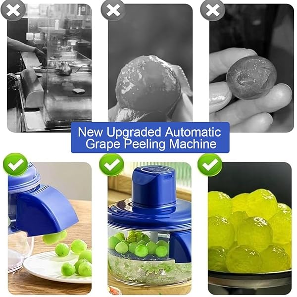 ELECTRIC GRAPE PEELING MACHINE, GARLIC PEELER MACHINE, AUTOMATIC FRUIT PEELING TOOL, RECHARGEABLE HOME KITCHEN PEELER ESSENTIALS ACCESSORIES, COMMERCIAL SMART FRUIT MACHINES