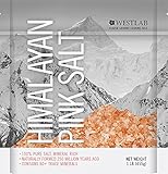 2 lbs Westlab Himalayan Pink Salt - 2x1lb pouches Coarse, Perfect Refill for Grinders