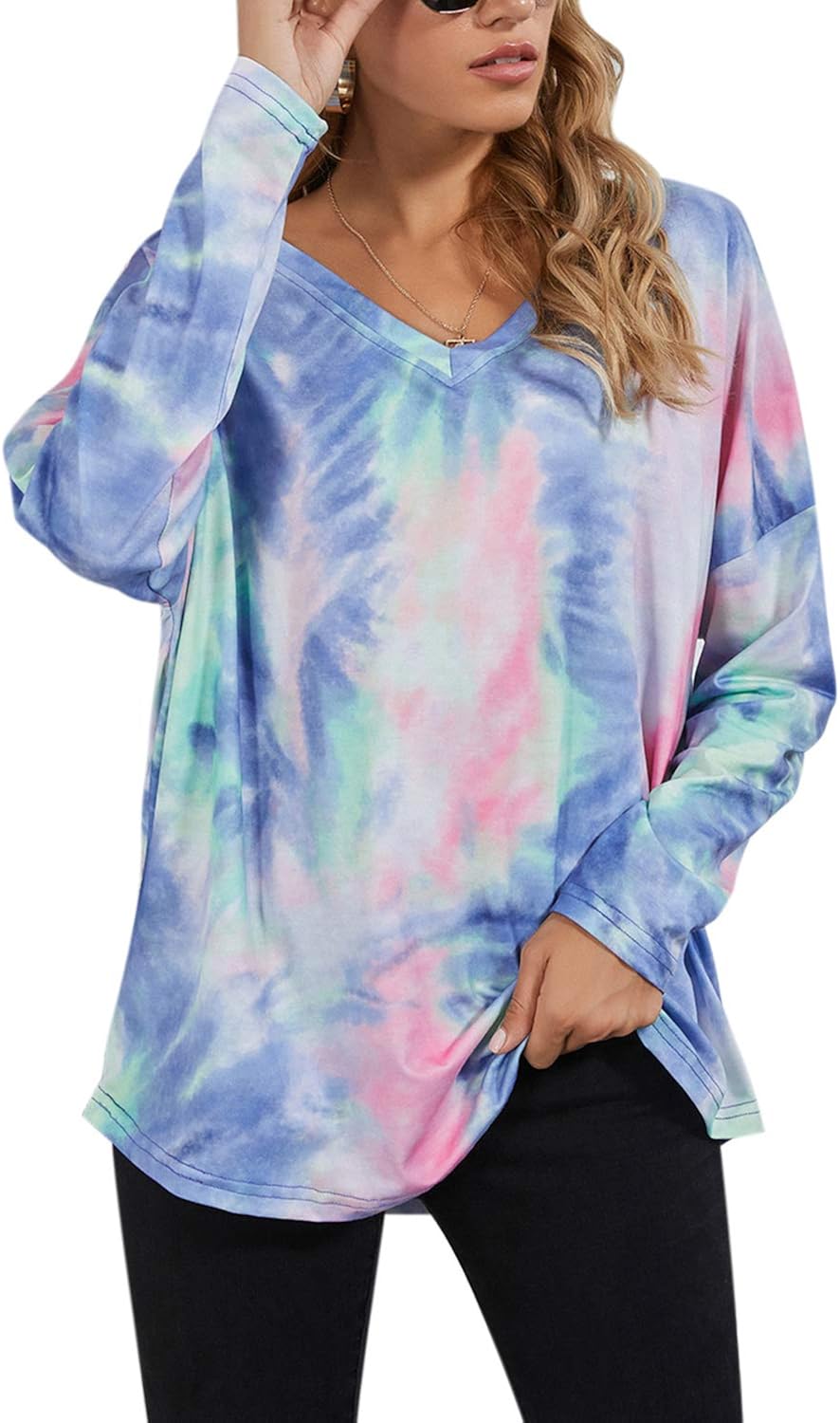 tie dye hoodie oversized