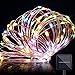ANTSIR Outdoor Solar Powered Copper Wire String Lights,200 LEDs 66ft 8 Modes,Waterproof for Landscape,Garden,Trees,Weddings,Parties