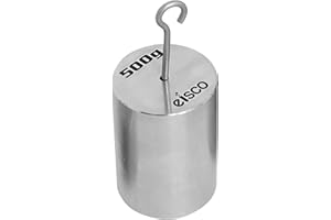 EISCO Double Hooked Weight Stainless Steel 500 Grams (1.10 Lbs.)