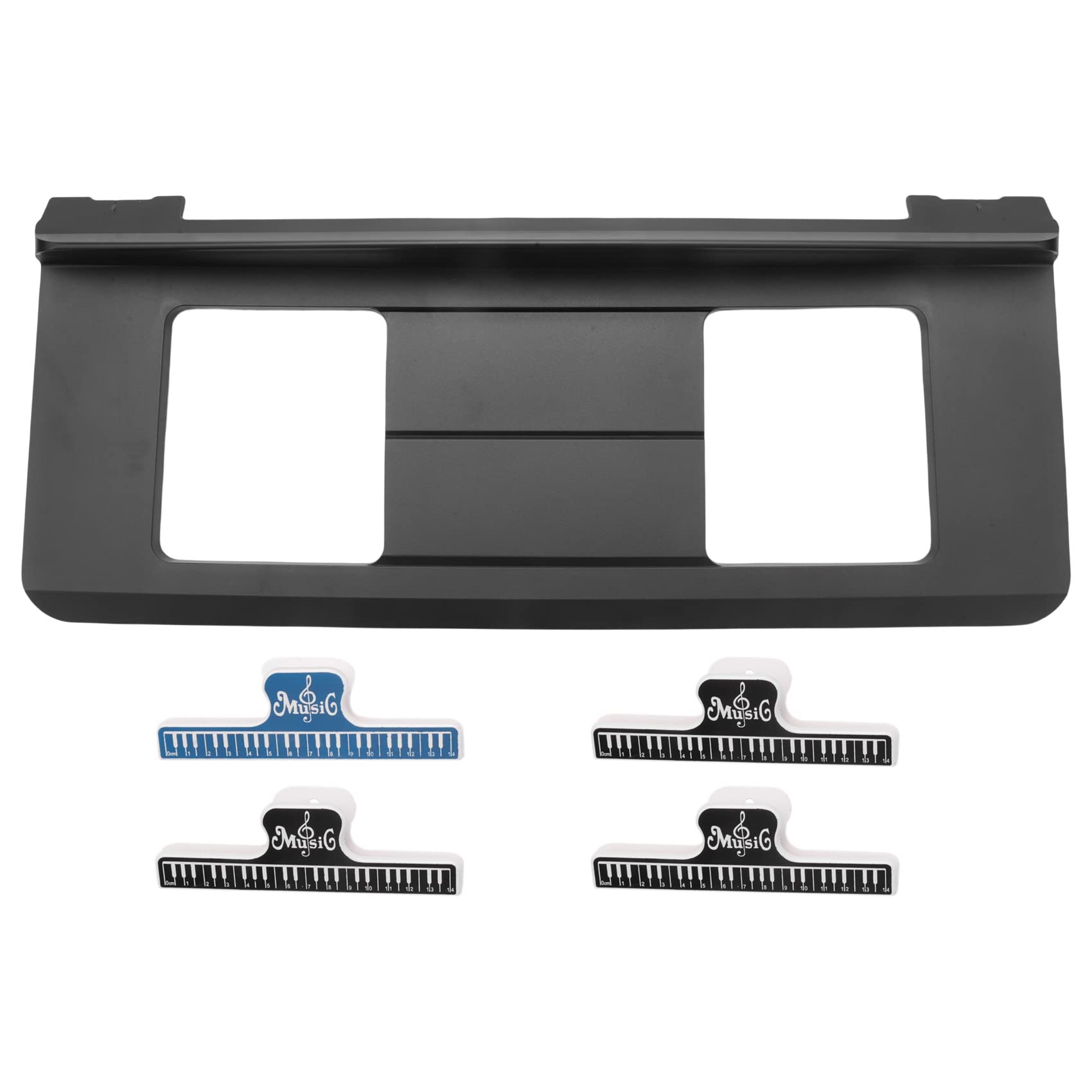 Hausdec Music Stand Compatible with Numerous for Models of Music Keyboard,Keyboard Stand Sheet Music with 4 Music Clip