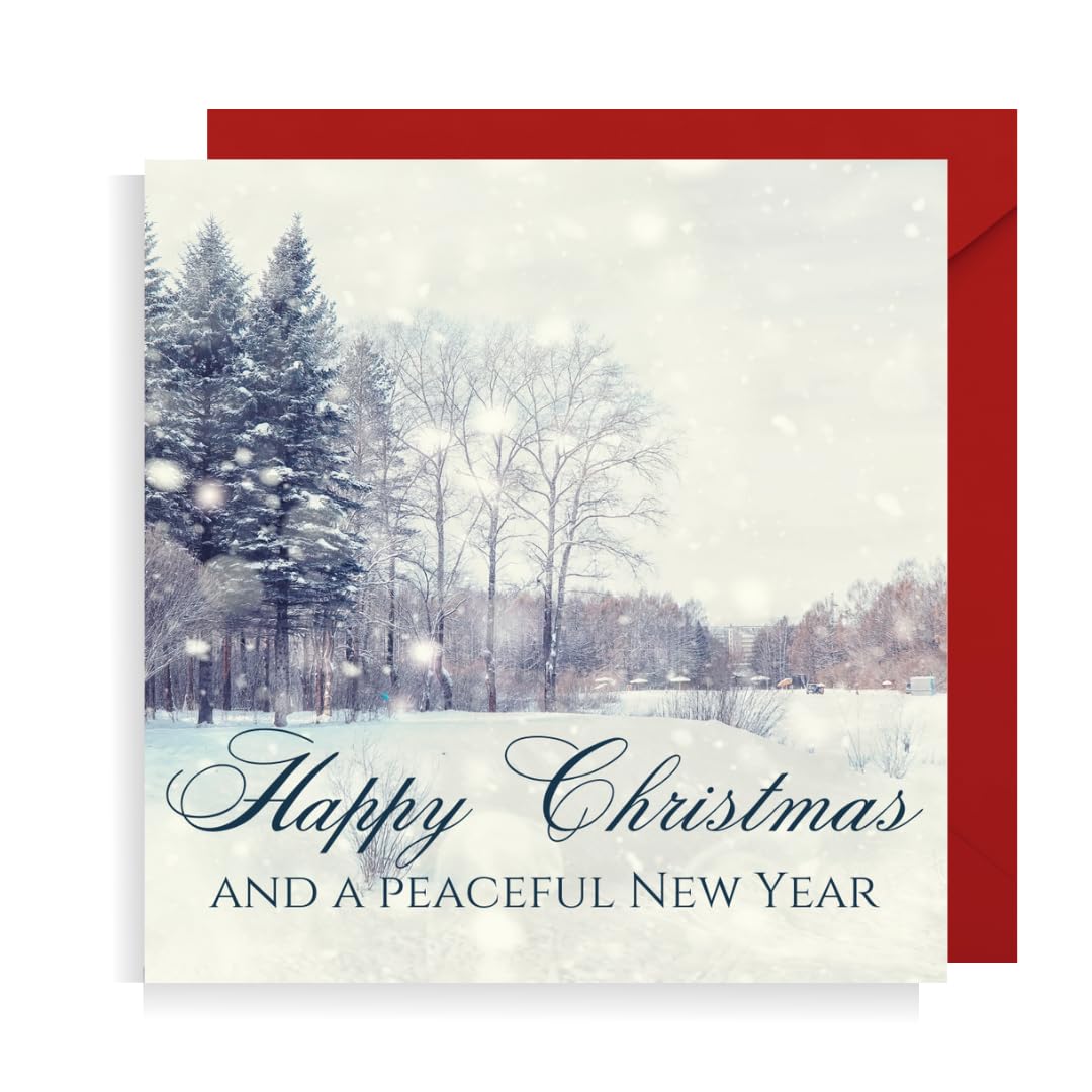 Second Ave Pack of 10 Happy Christmas Xmas Christian Religious Holiday Festive Greetings Cards