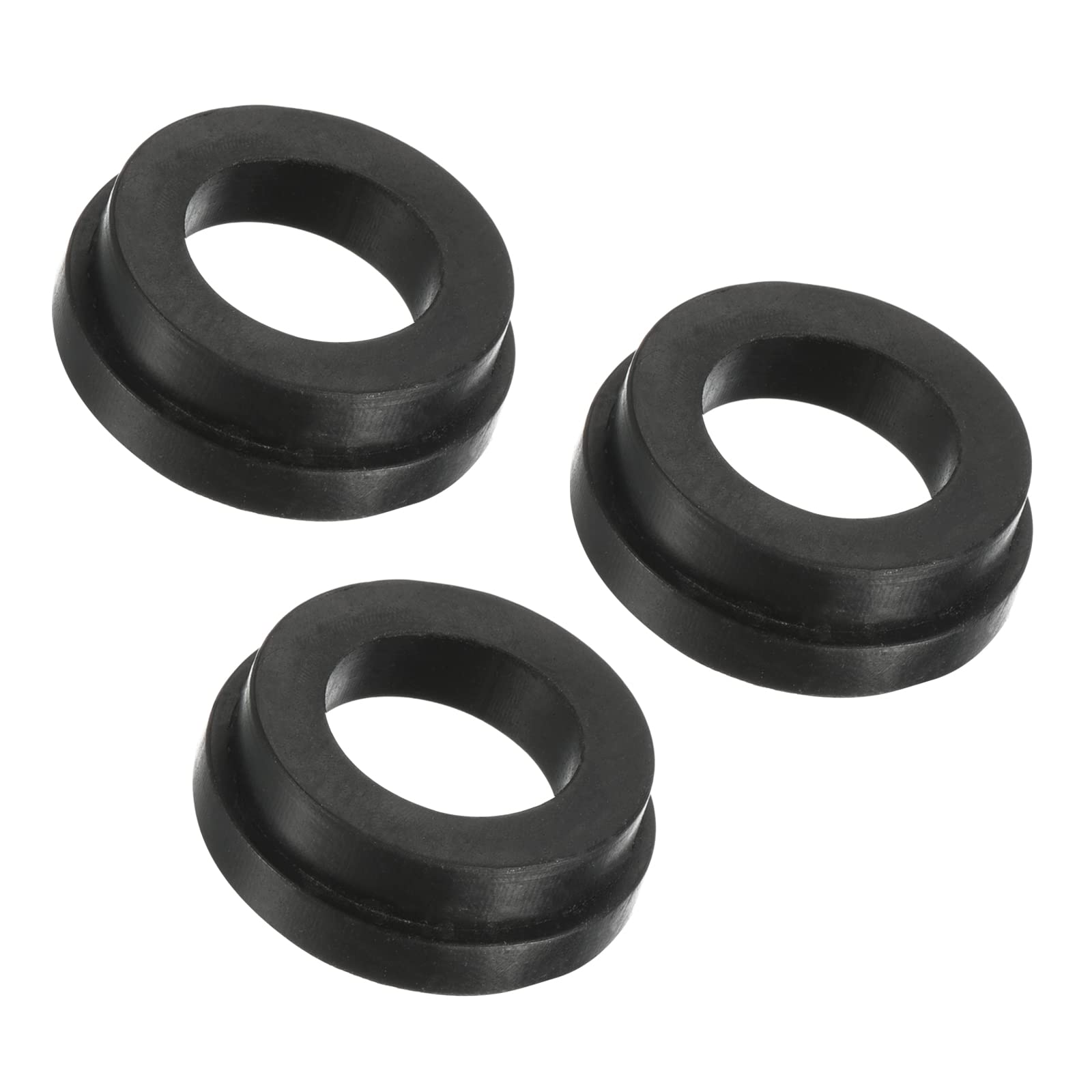 PATIKIL Sealing Gasket, 3 Packs Nitrile Rubber 1.30" OD x 0.71" ID O-Ring Washer Replacement for Air Hose Coupling Fitting, Black