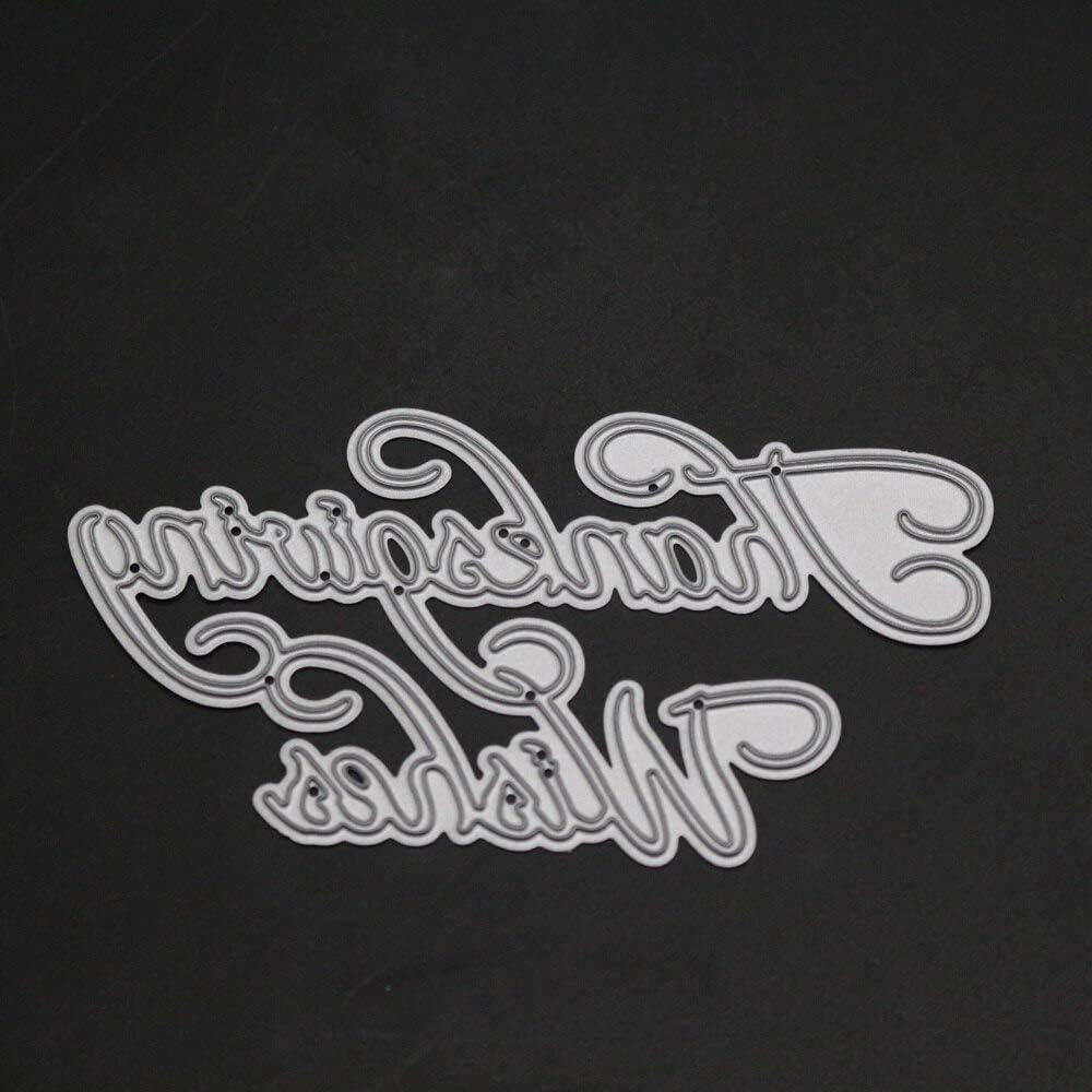 Download Amazon Com Thanks Letters Set Die Alphabet Metal Cutting Dies Stencil Scrapbooking Embossing New Christmas Craft Stamps And Dies Customize Auguiu PSD Mockup Templates