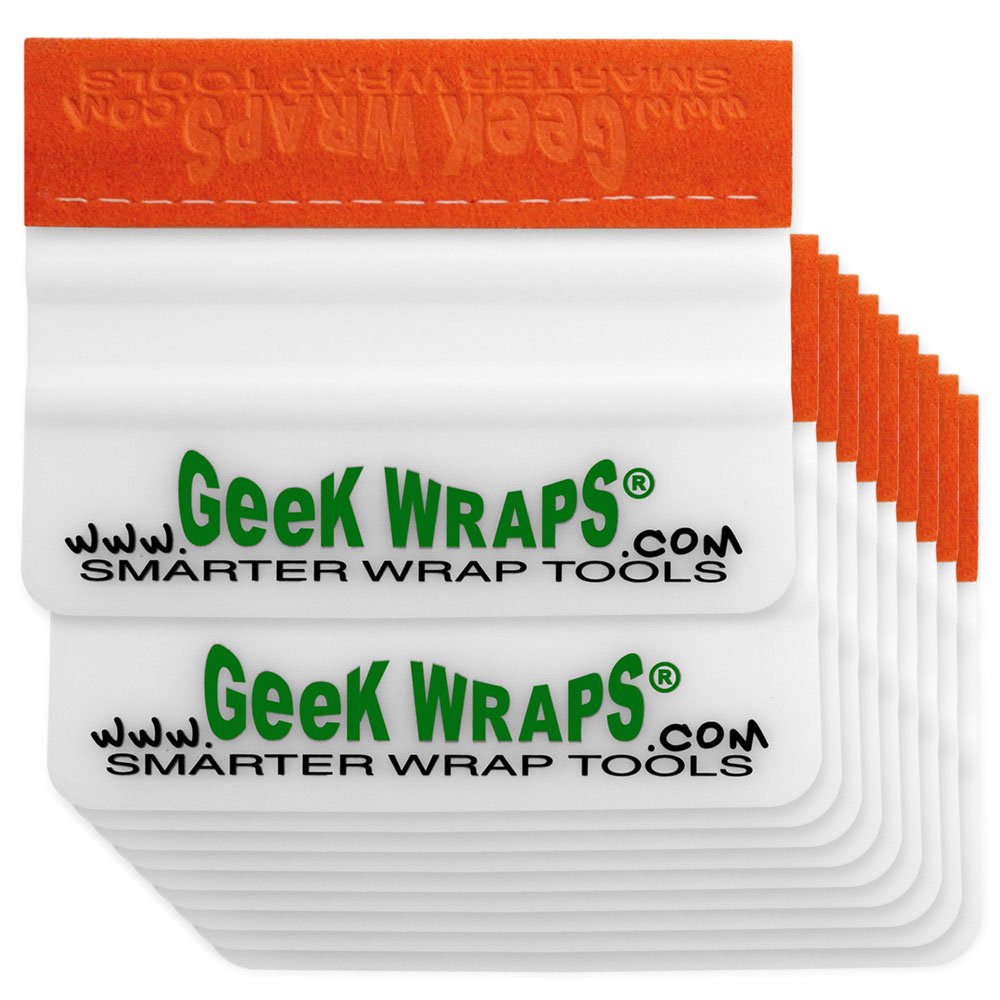 Geek Wraps 4 Inch Marine Squeegee - 10 Pack