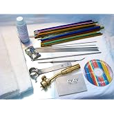 Devardi Glass Lampworking, Blowing, Beadmaking COE 104 Beginner Starter Kit - Basic