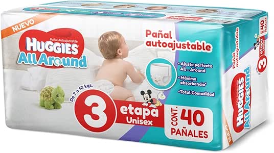 pañal huggies all around etapa 3
