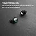 True Wireless Earbuds, Kissral TWS Stereo Bluetooth Headphones with Built-in HD Mic and Charging Case for iPhone and Android - Black