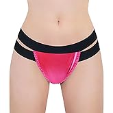 Littleforbig Double Band Thong Tucking Gaff Panties Smooth Silky Hiding Gaff Shaping Briefs for Crossdressers
