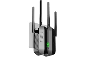 WiFi Extenders AC1200M Enhanced, WiFi Booster/WiFi Range Extender，Long Range Cover up to 8000sq Dual Band WiFi Repeater，with 