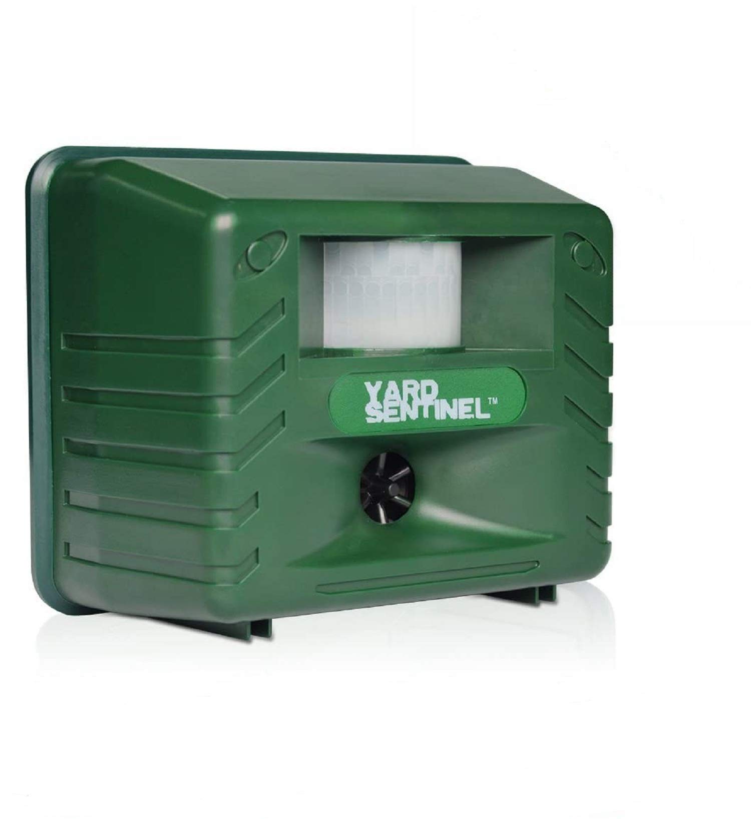 ASPECTEK - Yard Sentinel Ultrasonic Animal Control, Pest Repellent for Rat, Mice, Cat, Dog, Deer with Motion Sensor & Intruder Alarm (UK PLUG)