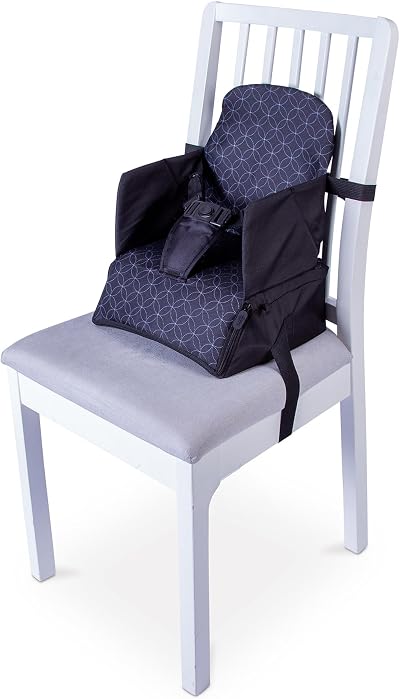 Red Kite Travel Booster Seat Soft Padded Seat Black with Storage