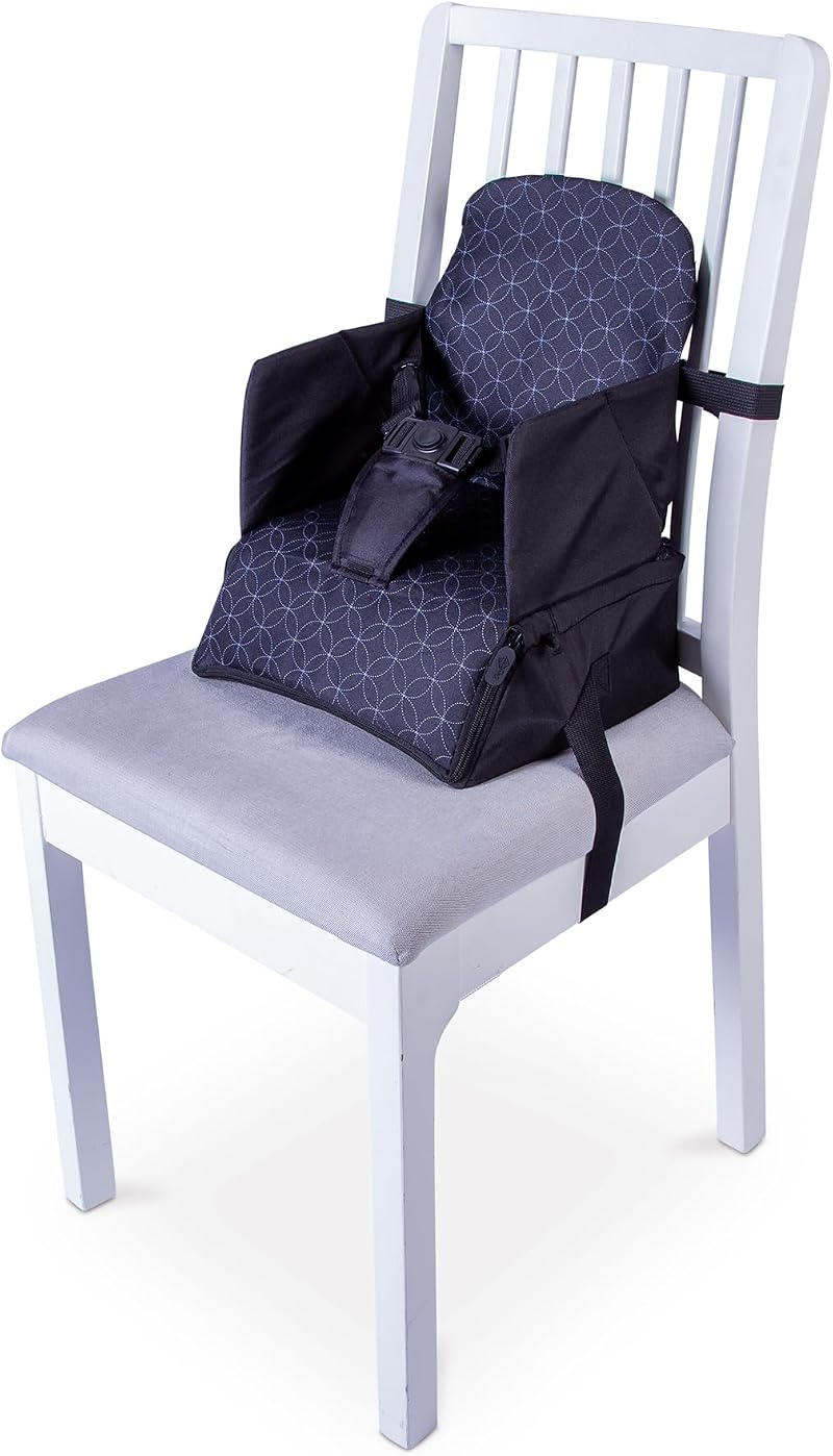 Red Kite Travel Booster Seat Soft Padded Seat Black with Storage