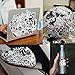 Dr.Qiiwi 100pcs Random DIY Vinyl Decal Car-Styling Bumper Stickers Graffiti Patches for Car Motorcycle Bicycle Luggage Notebook Laptop Skateboard (Black and White)