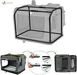 VOUNOT Dog Carrier XL Foldable Pet Travel Transport Bag Grey view 7