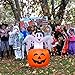OurWarm Halloween Inflatables 4.6ft Pumpkin Ghost with LED Light for Halloween Decorations Indoor/Outdoor Yard Garden Lawn Party Decoration