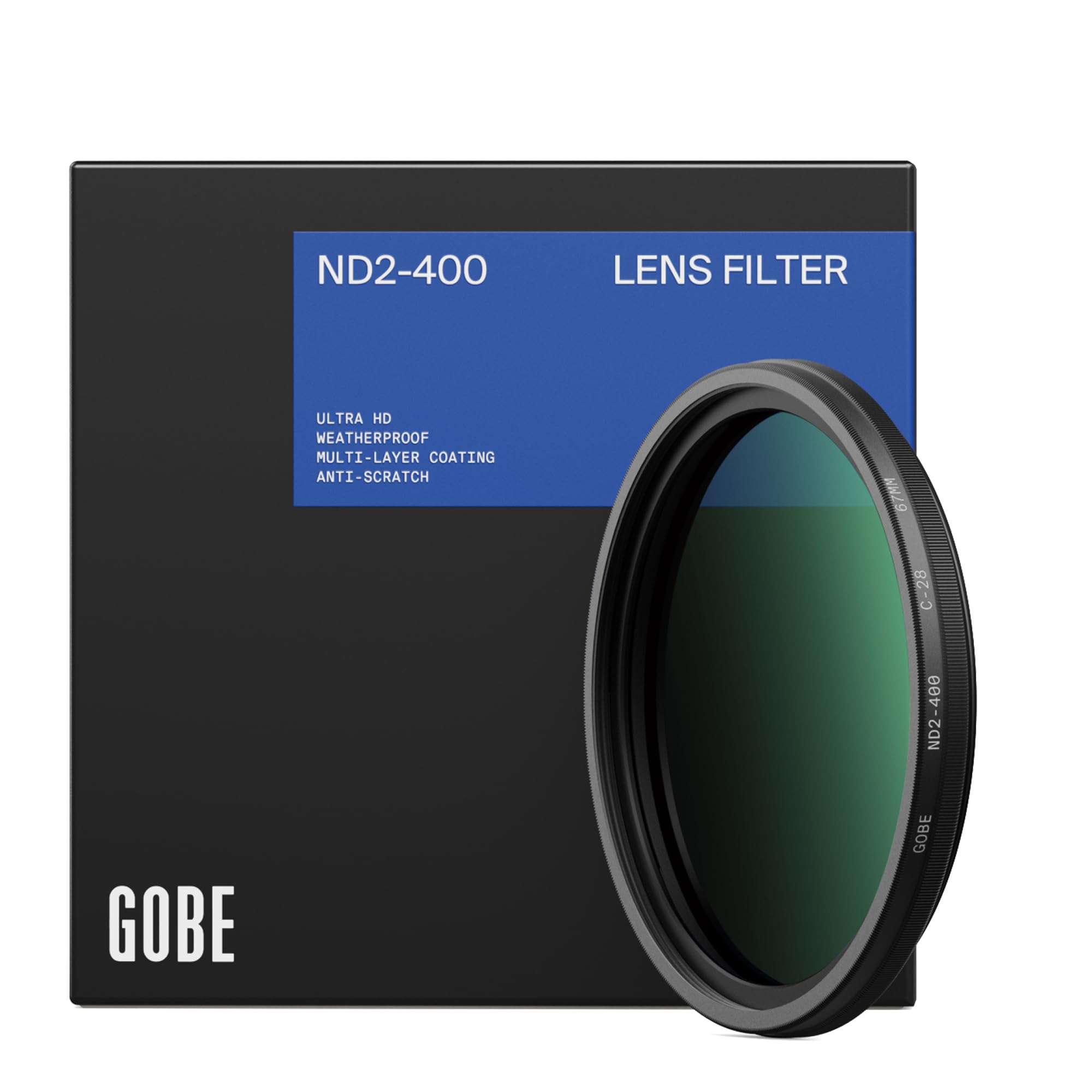 Gobe 72mm ND2-400 Variable ND Lens Filter (Pro)