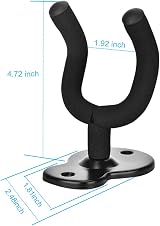 MOREYES 4 Pack Guitar Hangers Wall Mount Hook Holder Stand view 4
