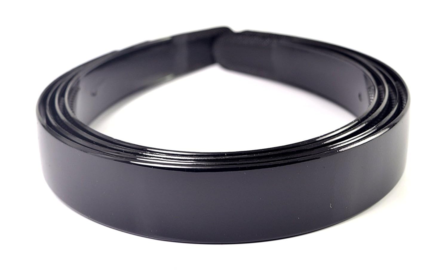 catalyst daily use black plastic wide hair bands for girls (combo of 4 bands)