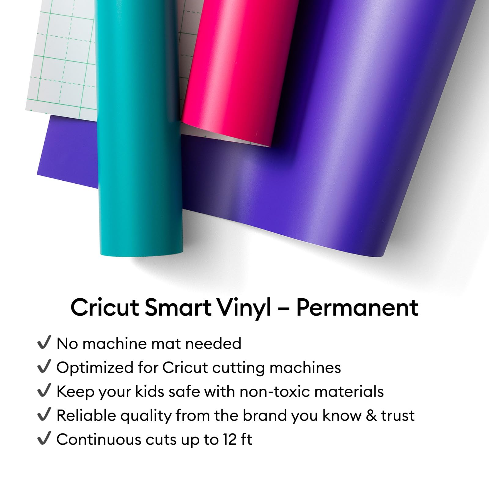 Cricut Smart Permanent Vinyl, Sampler Pack (13in x 24in, 6 Sheets)