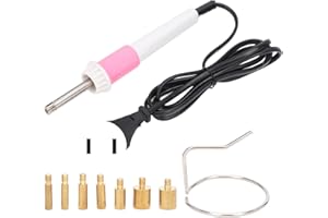 TITA-DONG Hotfix Rhinestones Applicator Kit Hotfix Tool for Crafts Clothes Fabric Clothing with 7 Tips, Hot Fix Rhinestone Machine, Rinestones Setter Heat Fixed Wand Crystals Jewels Bling(US Plug)