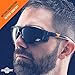 ToolFreak Spoggles - Tinted Lens With Pouch - Safety Glasses & Protective Goggles - Polycarbonate Lens, ANSI Z87 Rated & UV Protection - Foam Padded, Removable Legs, Headstrap & Pouch