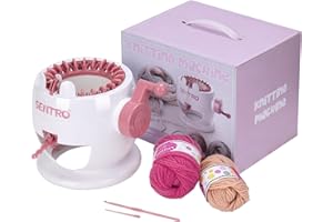 RVtiooy SENTRO Knitting Machine, Intelligent 22 Needles Knitting Machine Kit, Knitting Machines for Adults DIY Scarves, Hats, Gloves, Christmas and New Year Gifts (A22)
