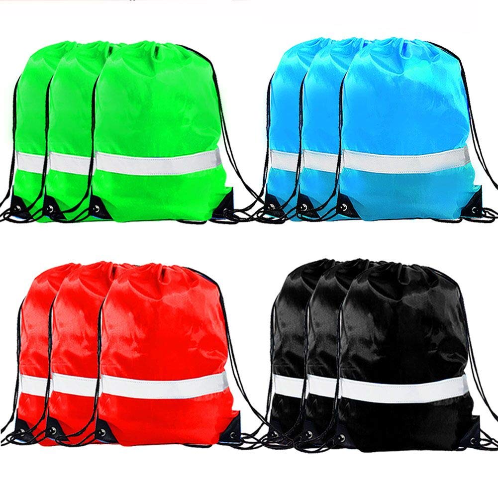 Drawstring Backpack Bag - 12 Pack 