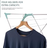 Straame 3 Tier Clothes Airer White 63 x 46 x 138 Drying Rack view 5
