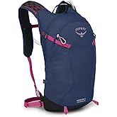 Osprey Sportlite 15L Lightweight Hiking Backpack with Hydraulics Reservoir for Men and Women, Alkaline/Hotspot Pink