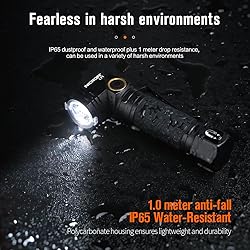 NICRON L71 Tactical Flashlights High Lumens Type-C