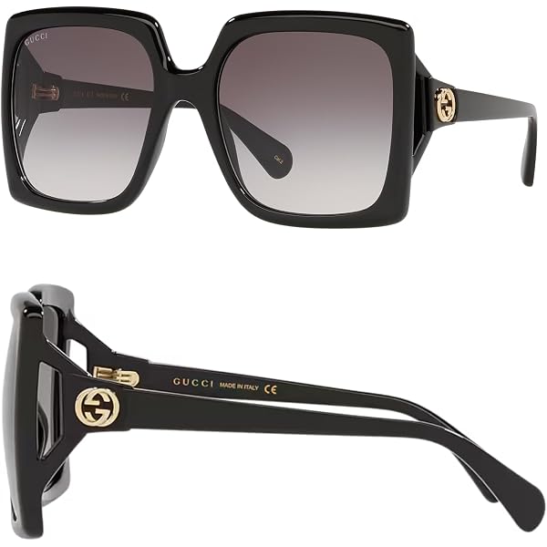 Amazon.com: Gucci GG0632SA GG Running Logo Square-Shaped Non