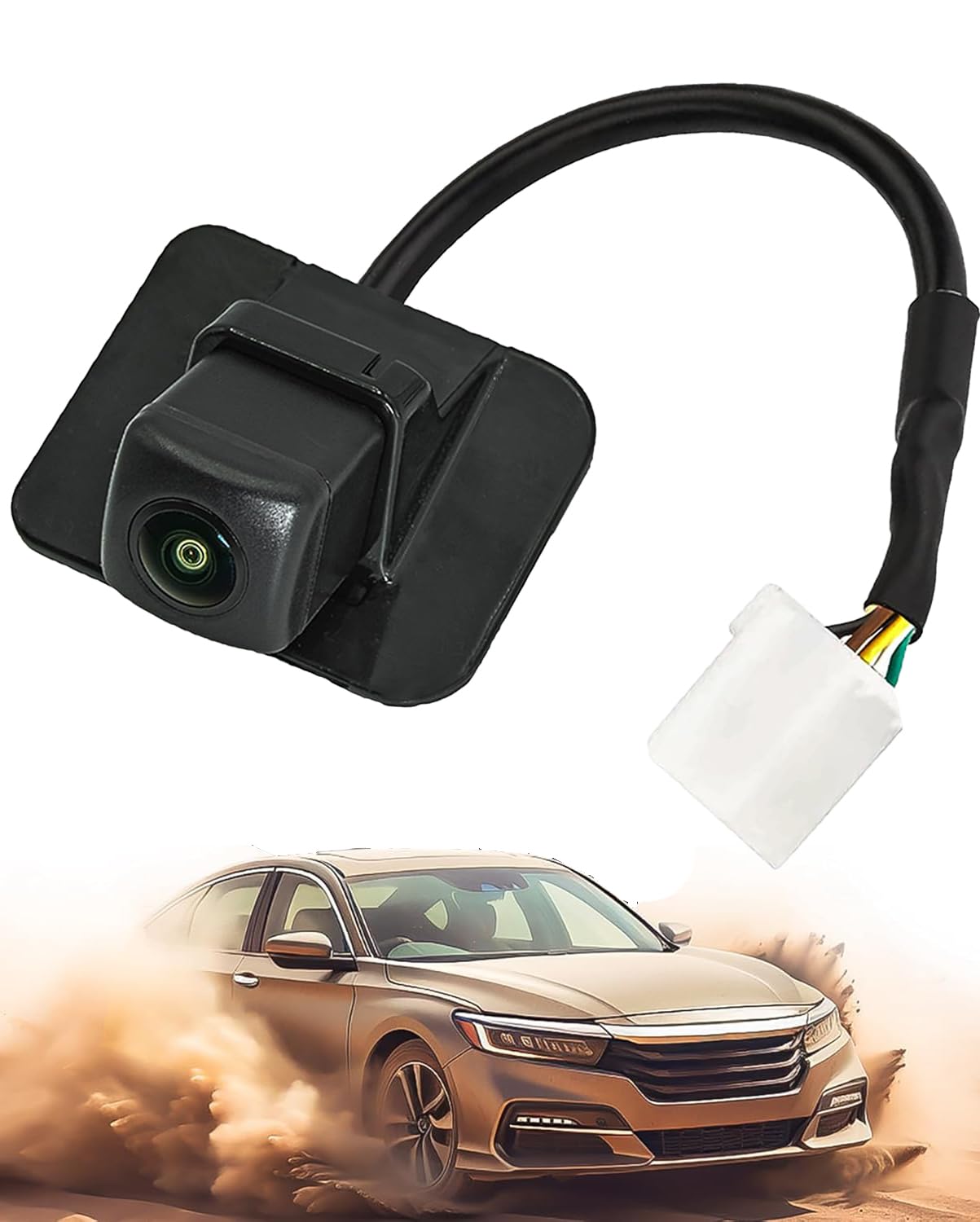 Anpher Rear View Backup Camera Parking Assist Camera Compatible with Honda Accord Sedan EX-L 2014 2015 2016 2017#39530-T2A-A21 39530-T2A-A31 39530-T2A-U110-M2 590-440
