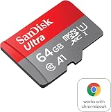 SanDisk Ultra microSDXC Card 64GB for Chromebook A1 UHS-I Class 10 with SD view 2