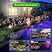 CCJK Solar Flower Lights, Solar Garden 8 Lily Flowers Stake Lights Outdoor,Solar ornaments, Mother's Day Gifts,Multi-Color Changing LED Solar Lights Decorative For Patio,Backyard(2 Pack, Purple & Red)