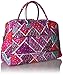 Vera Bradley Women's Cotton Weekender Travel Bag, Modern Medley, One Size