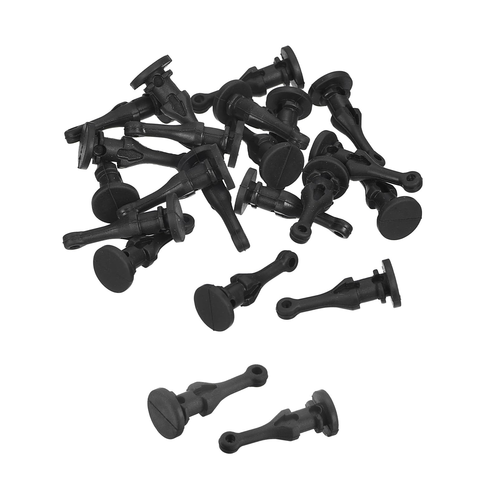 Photo 1 of uxcell Case Fan Mount Screws Silicone Reducing Noise Vibration Mounting Pin Rivet, 9mm x 22.7mm for PC Chassis Cooling Fans 20 Pcs