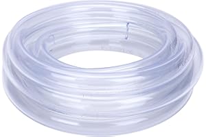 DERNORD PVC Tubing 9/16"ID X 3/4"OD Flexible Clear Vinyl Hose 10 Feet for Food Grade