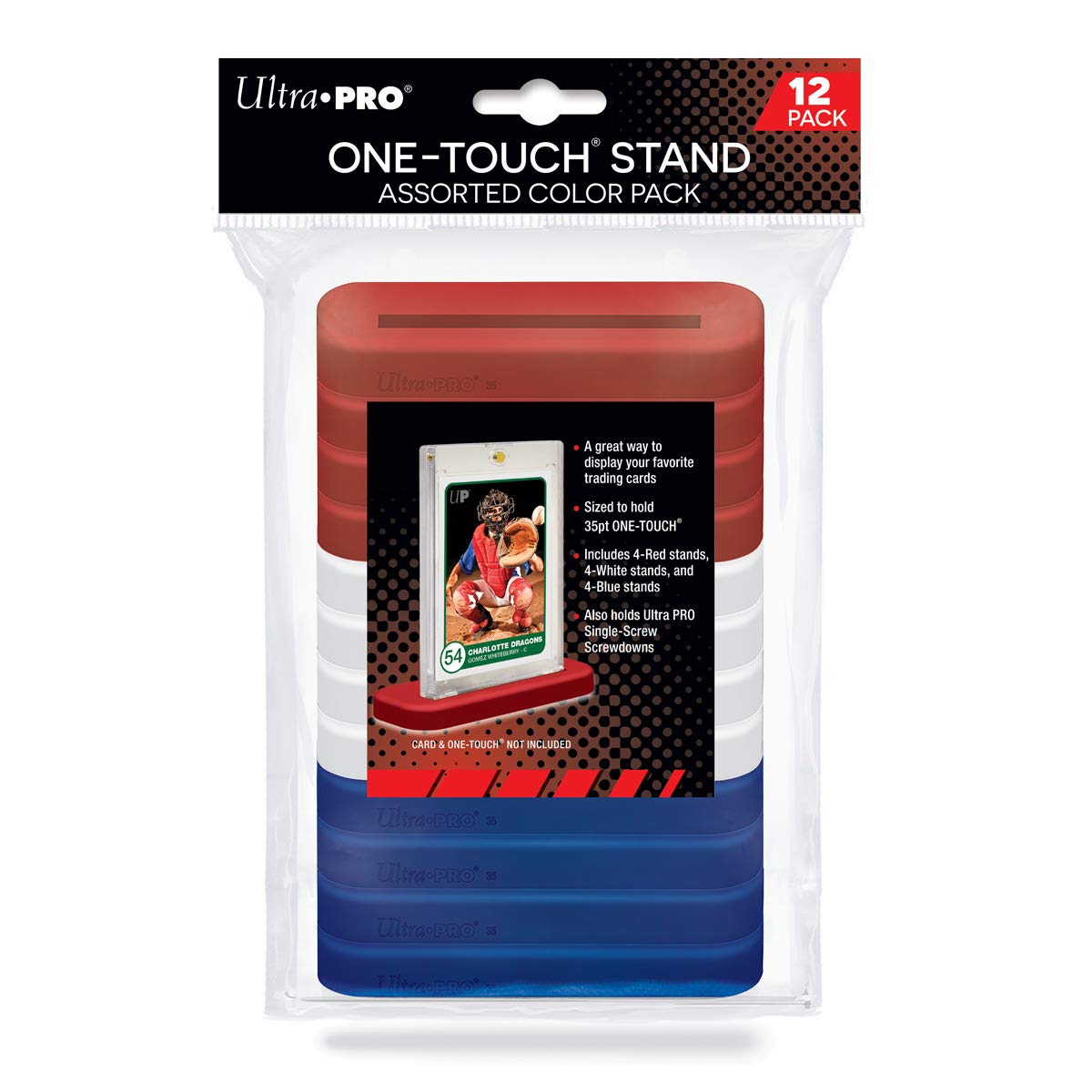 Ultra Pro - 35pt One-Touch Stand Assorted Colour 12 Pack