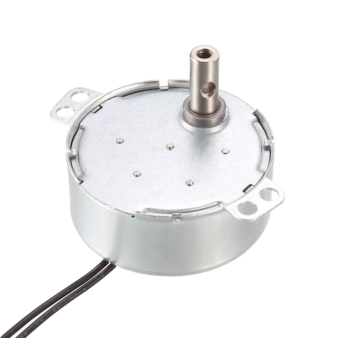 sourcing map Electric Synchron Motor Turntable Synchronous Motor 220-240 VAC 10-12RPM 50-60 Hz 4W CCW Direction for Hand-Made, Model or Guide Motor