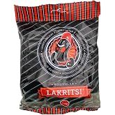 1 x 300g Bag of Kouvolan Lakritsi, Finnish Premium Soft Licorice, Scandinavian Black Licorice, Soft Licorice, Premium Black Licorice, Swedish Candy, Finnish Candy, Vegan Licorice, Packed in a Blue Desert Market Bag.